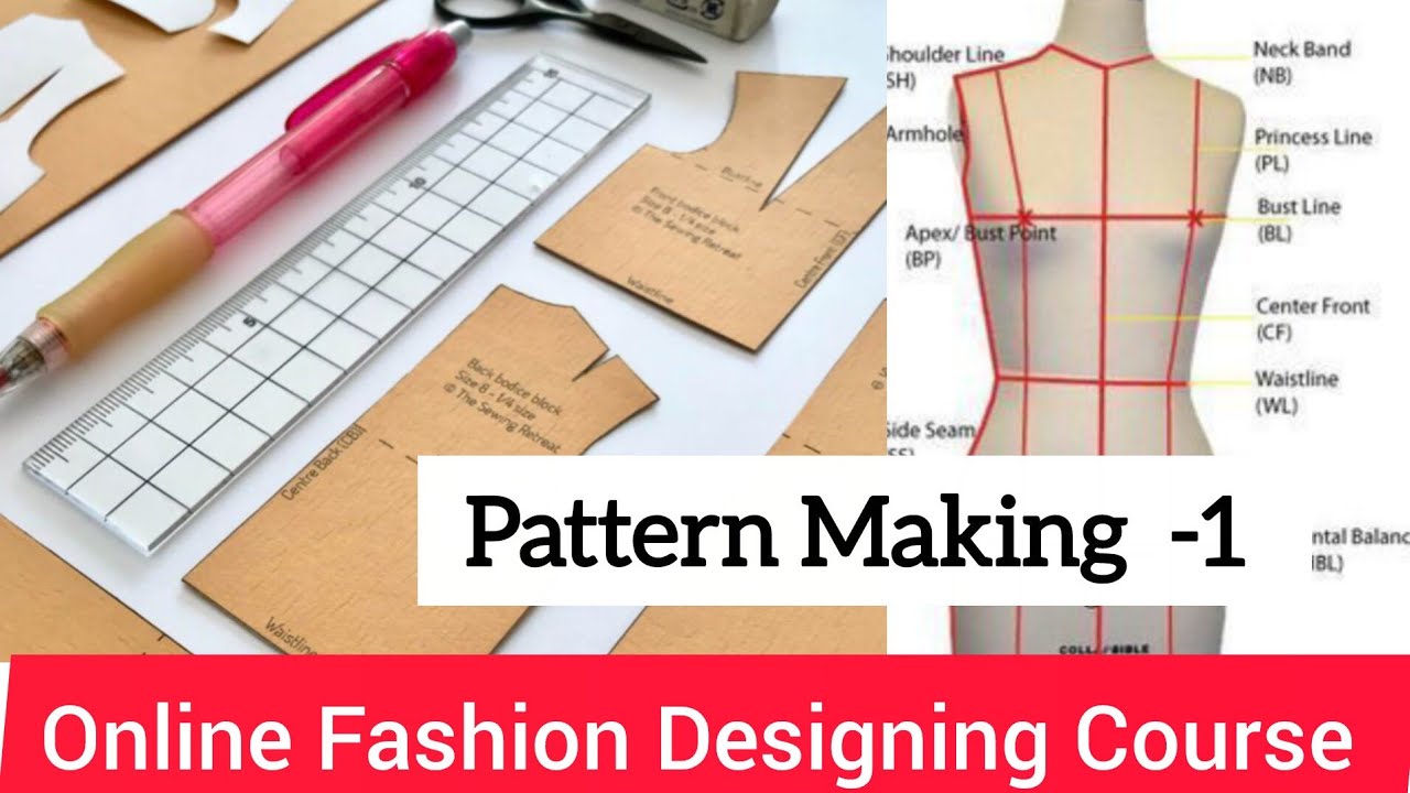 ( Class 1 ) Master in Patterns Making princess Cut Blouse Design Draft Cutting Class 