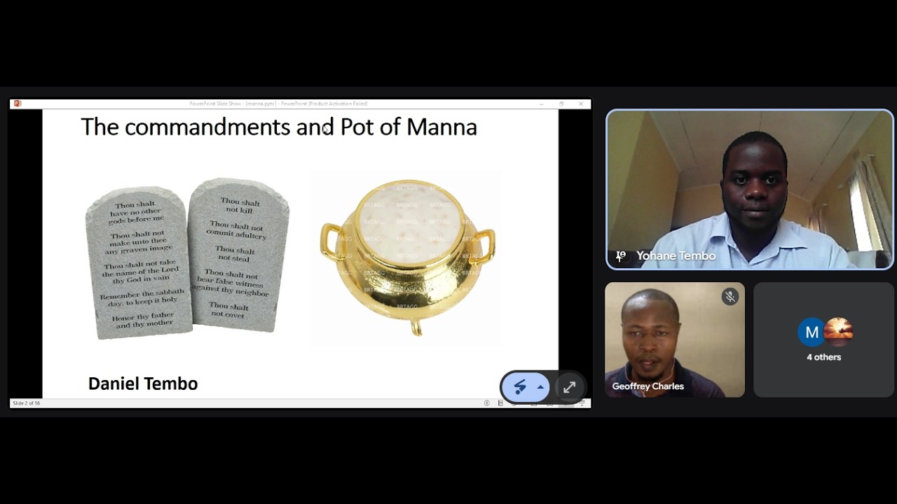 HT 9. The 10 Commandments and the Pot of Manna - Daniel Tembo
