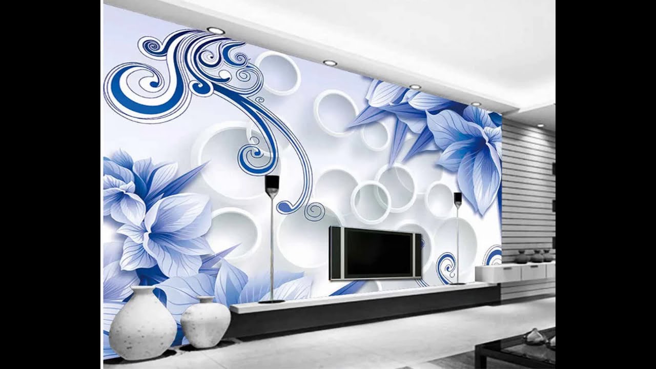 3D Wall Paintings for modern homes| New 3-Dimensional wall painting designs and ideas