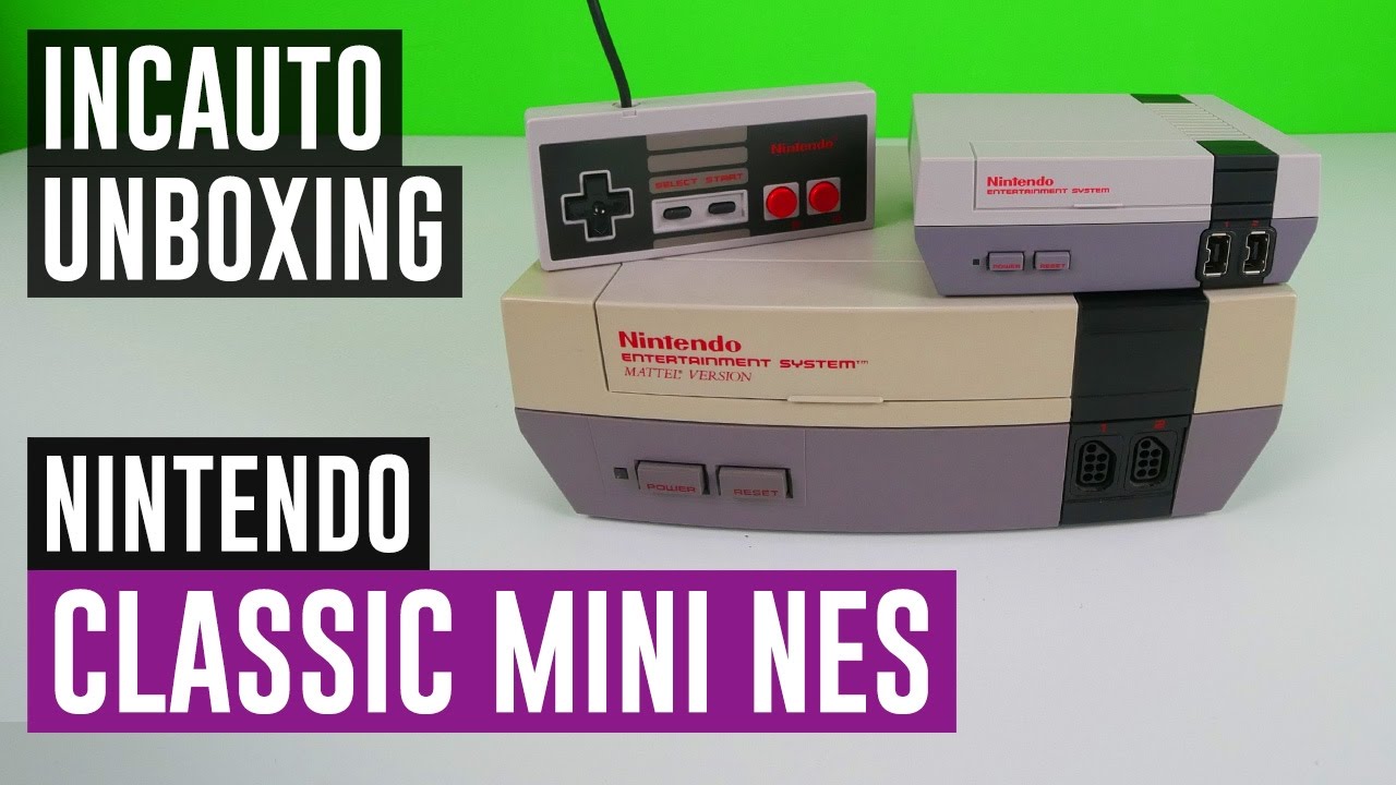 Nintendo Classic Mini NES Unboxing Italiano! #IncautoUnboxing
