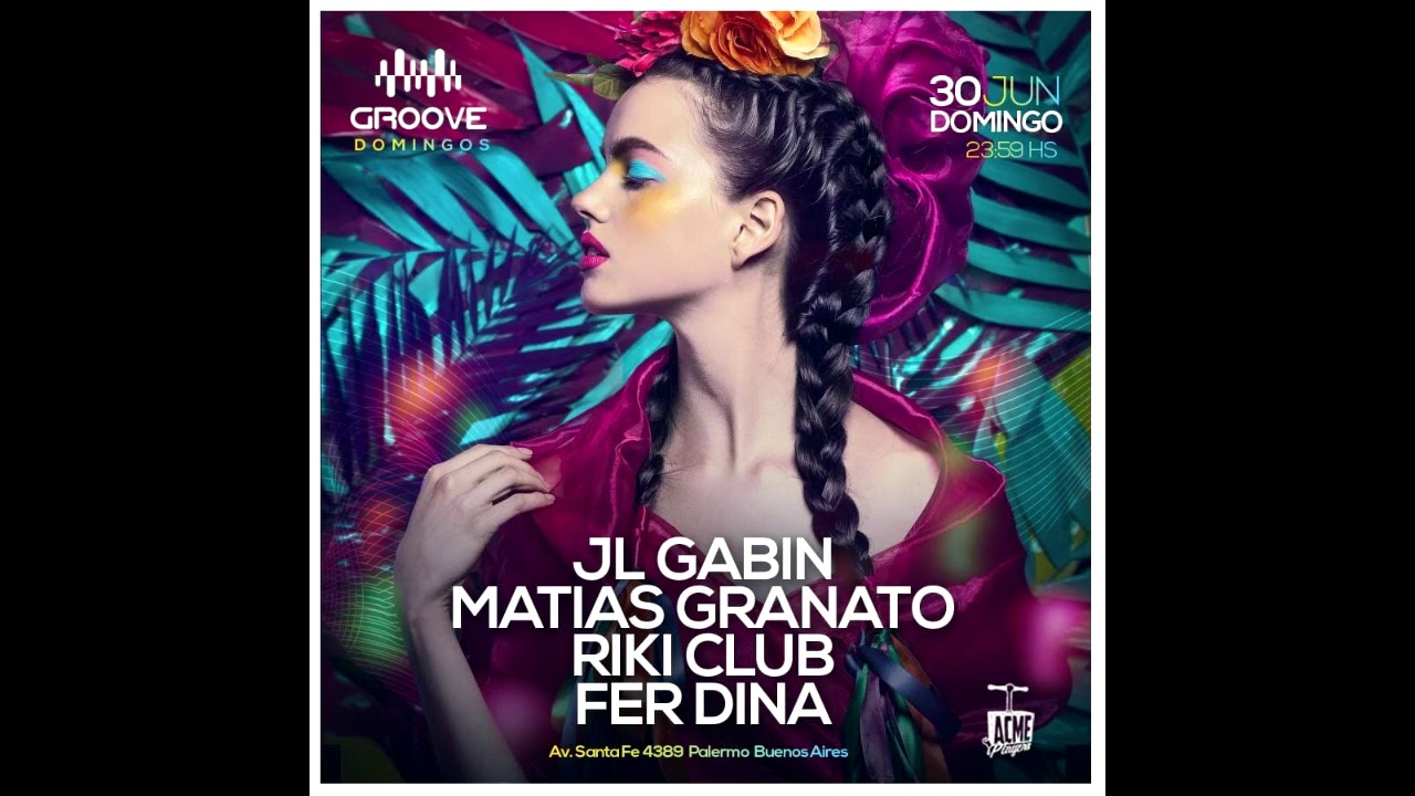 FER DINA SET LIVE GROOVE PALERMO JUNIO 2019