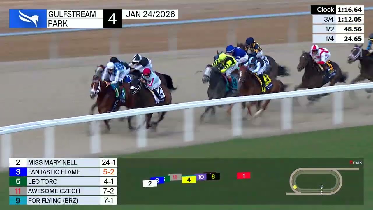 Gulfstream Park January 24, 2026 Race 4