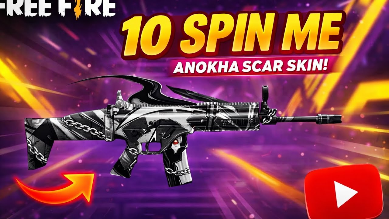 Free Fire Luck Royale Spin 🔥 1st Try Me Rare Item 😱