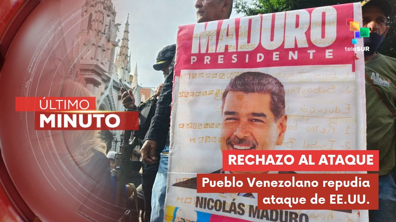 Pueblo de Venezuela rechaza ataques de EE.UU. contra el país