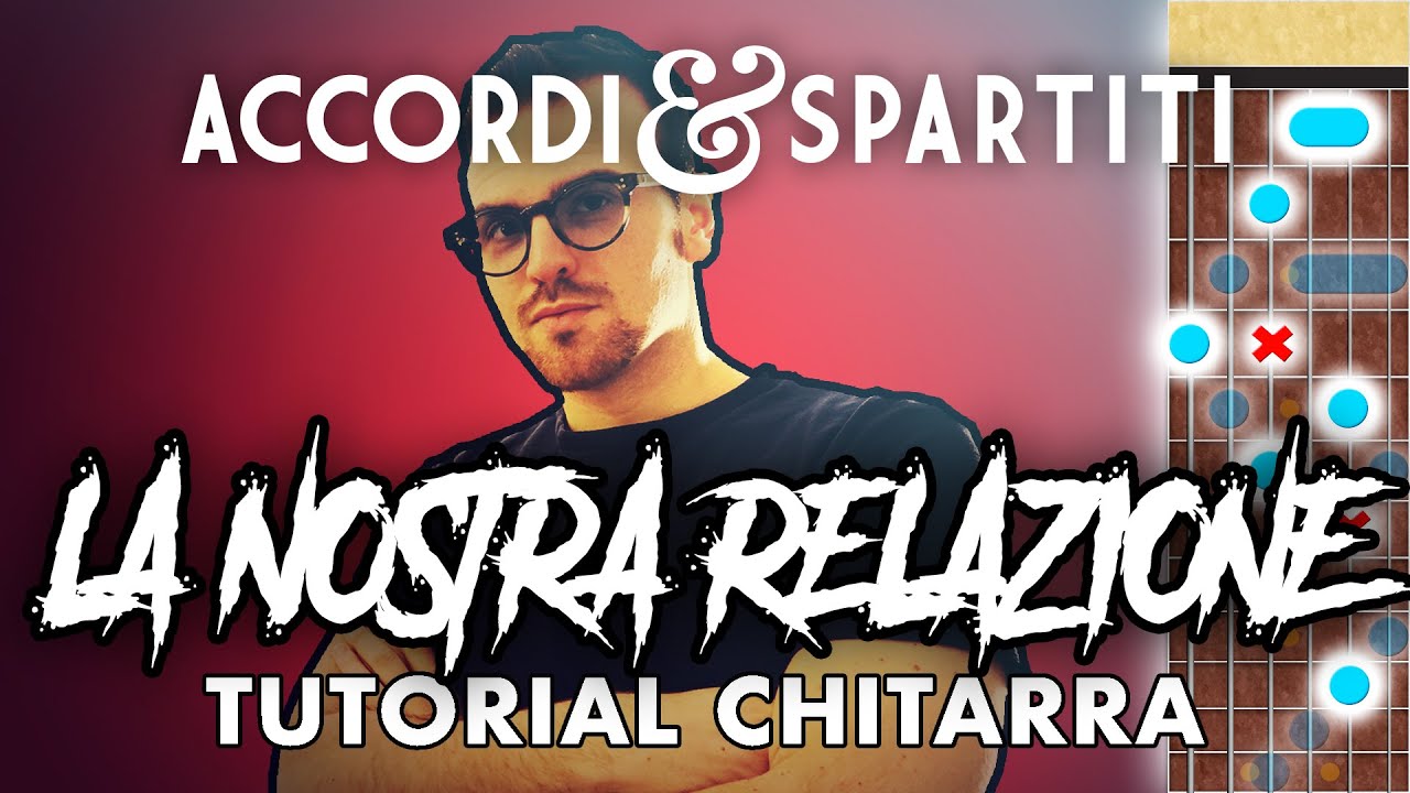 LA NOSTRA RELAZIONE Tutorial Chitarra - Vasco Rossi