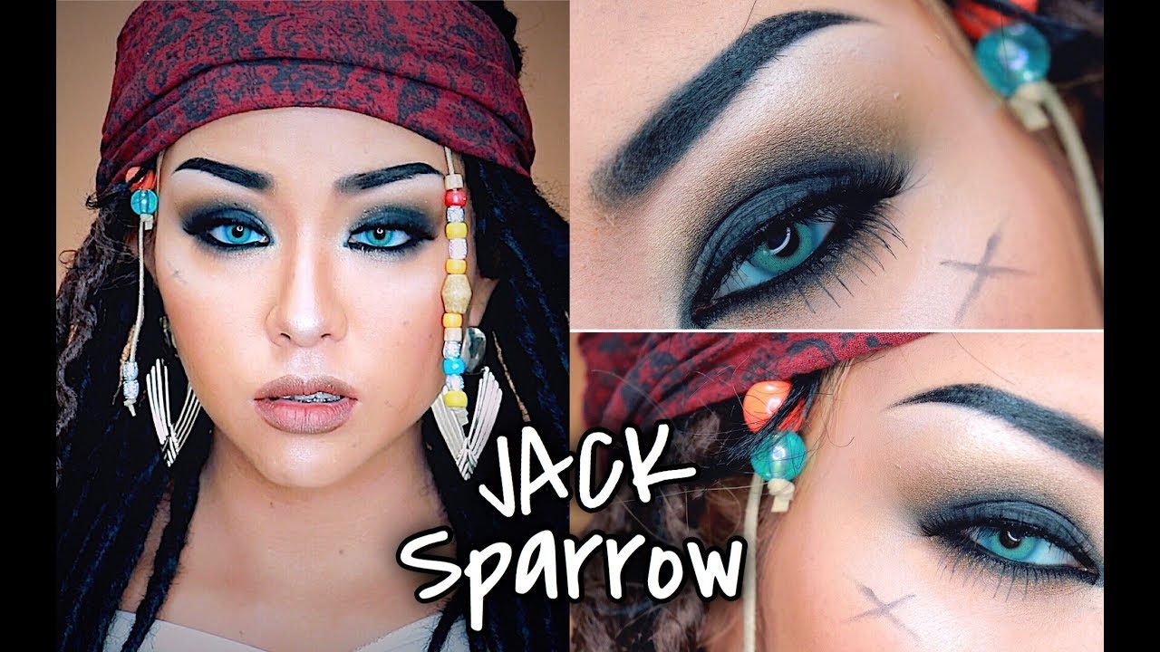 ジャック・スパロウコスプレメイク｜パイレーツオブカリビアン｜jack sparrow makeup tutorial | Pirates of the Caribbean