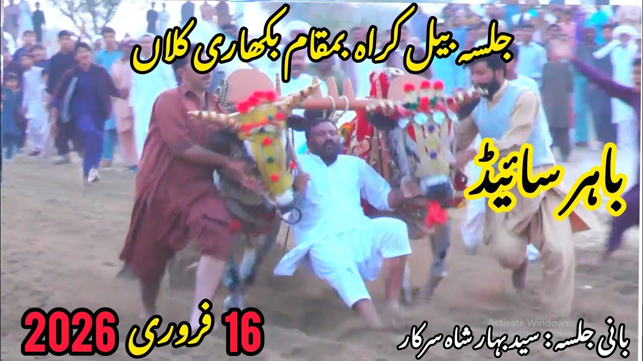 Jalsa bail karah bikhari kallan 16 February 2026 جلسہ بیل کراہ بکھاری کلاں#culturalheritagetour#2026