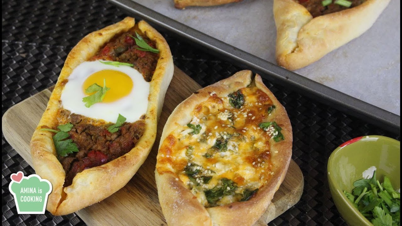 Traditional Turkish Pide - Episode 196 - Amina is Cooking