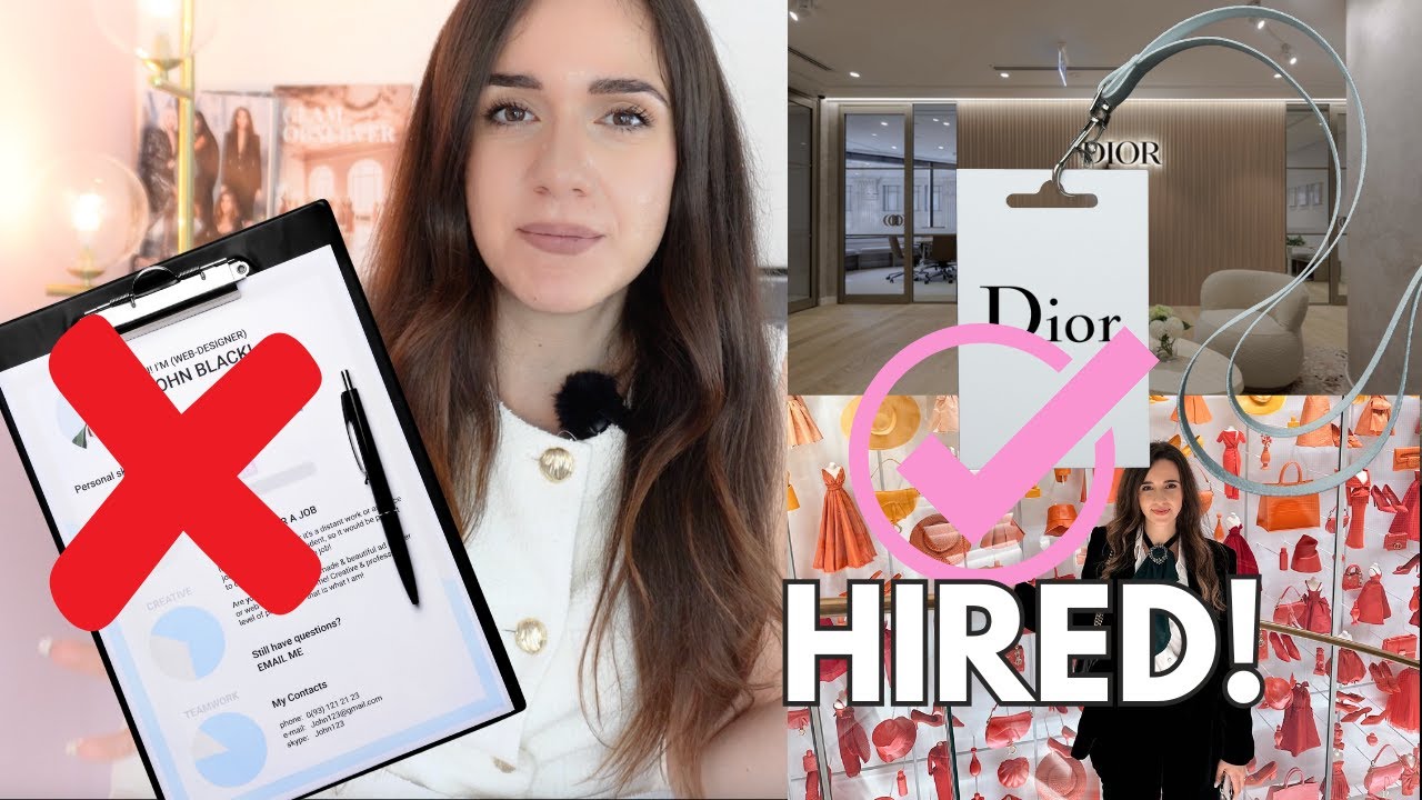 How to get a job at Dior - the job opportunities, how to apply and stand out even without experience