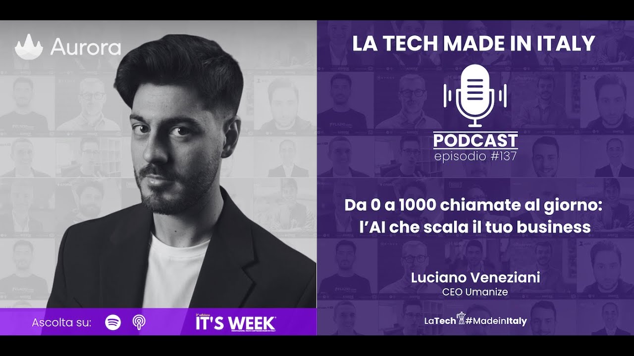 #137 Da 0 a 1.000 chiamate al giorno: l’AI che scala il tuo business (Luciano Veneziani)