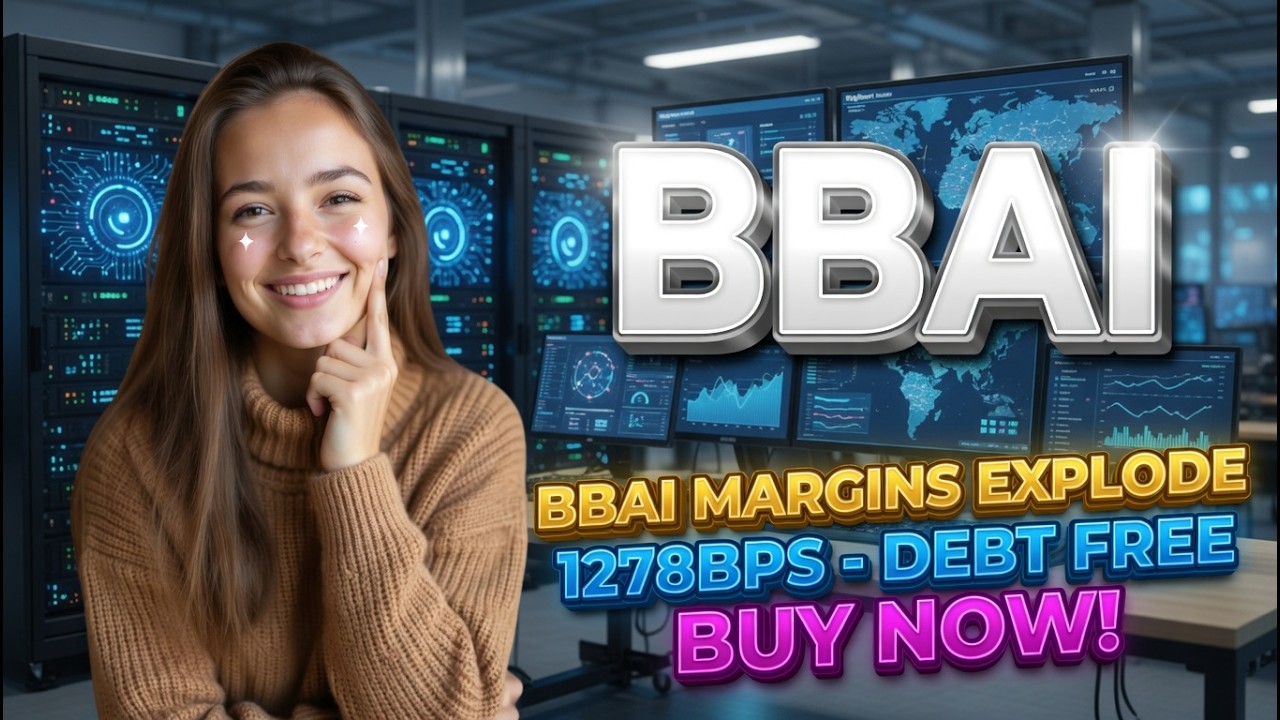 BBAI Margins Explode 1278bps - Debt Free Buy Now! BBAI Stock Analysis