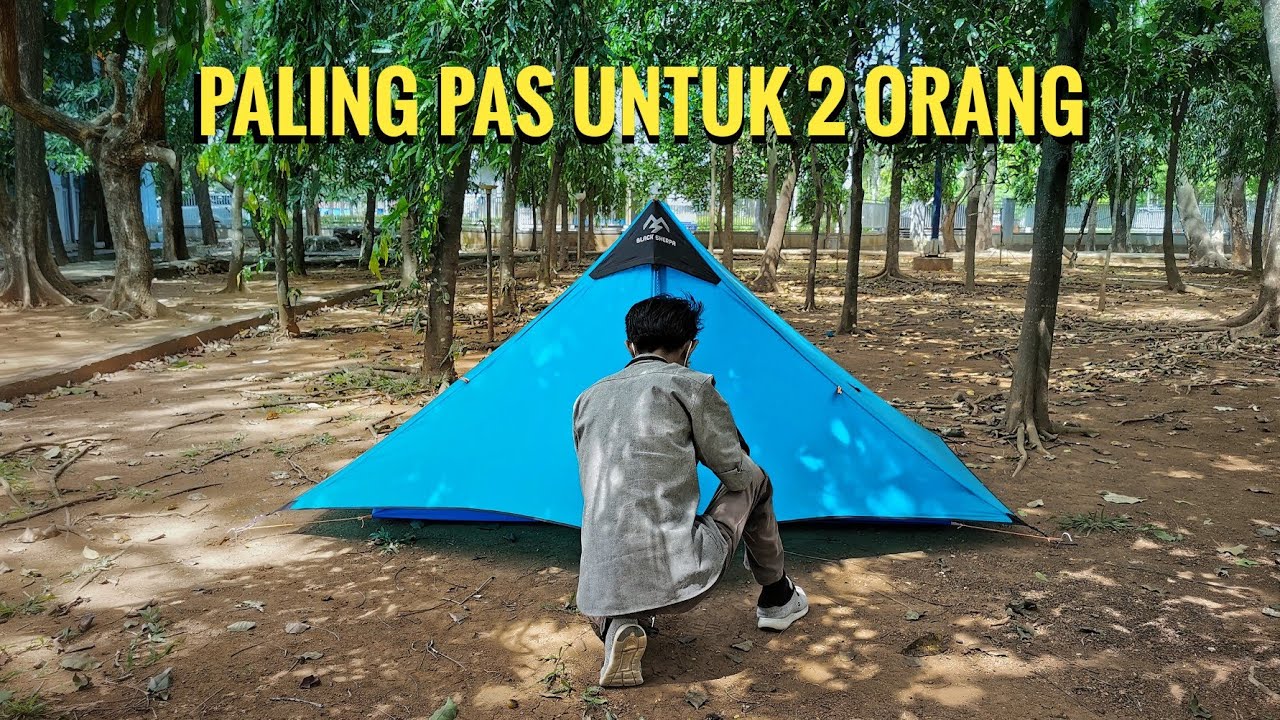 Tenda Moska Pro 2P Dari Black Sherpa, Tarp Ideal Untuk Dua Orang