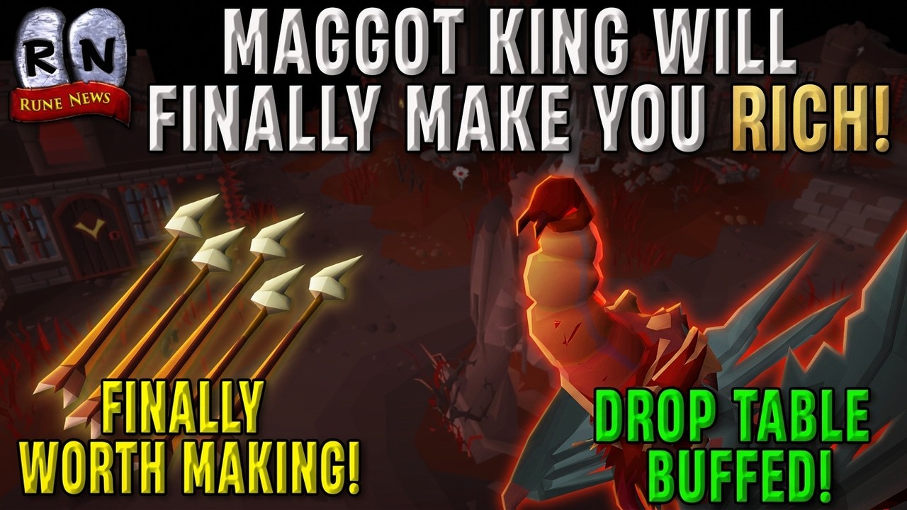 Jagex Makes Players RICH with NEW Maggot King Drop Table Changes!
