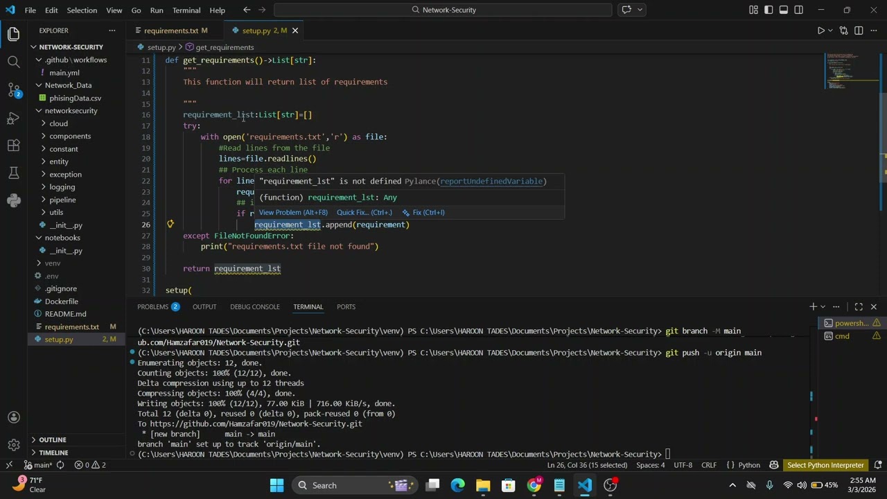 MLOPS 41 End TO End MLOPS End To End Project Part 1 Configuration and setup