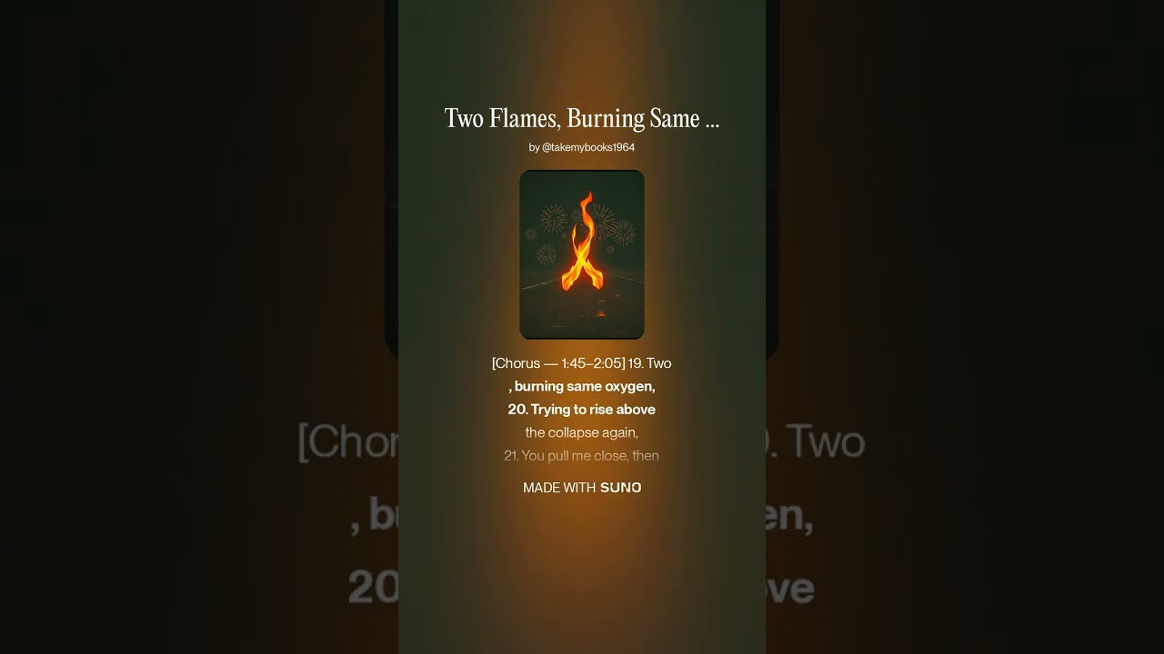 Two Flames, Burning Same Oxygen