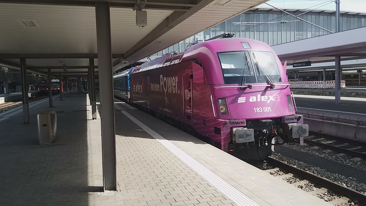 &Uuml;berraschung! ALEX nach Prag mit lila Lok