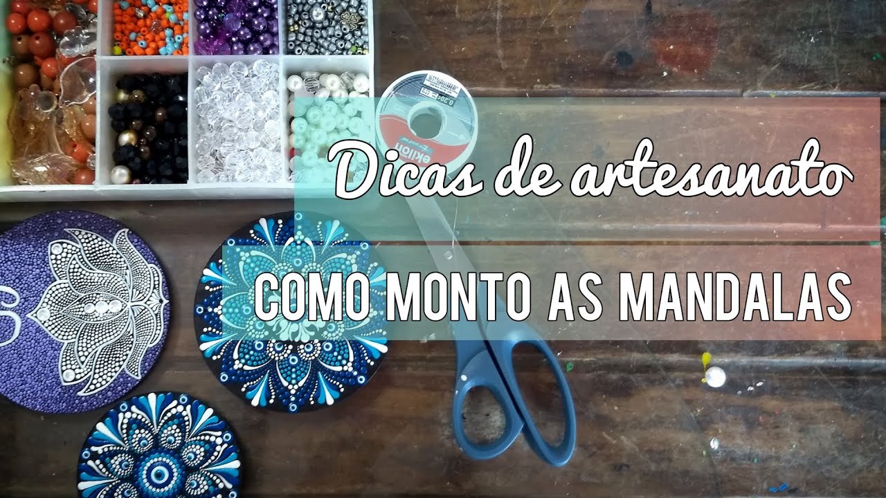 PASSO A PASSO #20 COMO MONTO AS MANDALAS PENDENTES ♡ #98
