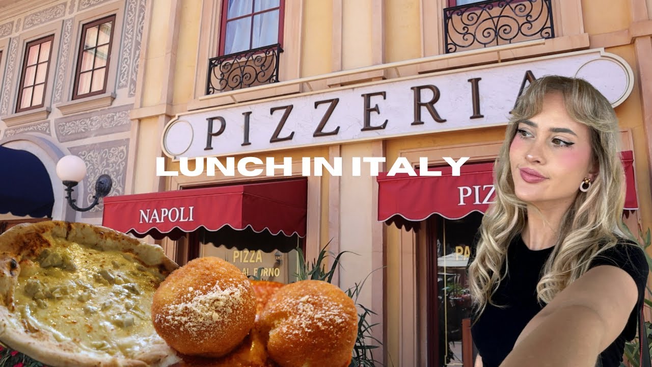 Dining at Via Napoli in Epcot | Half-Meter Pizzas | Tiramisu