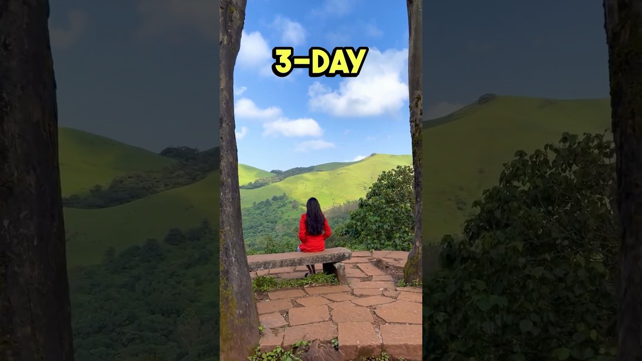 Ultimate 3 Day Chikmagalur Itinerary #travel #itinerary #india #chikmagalur #karnataka #shorts