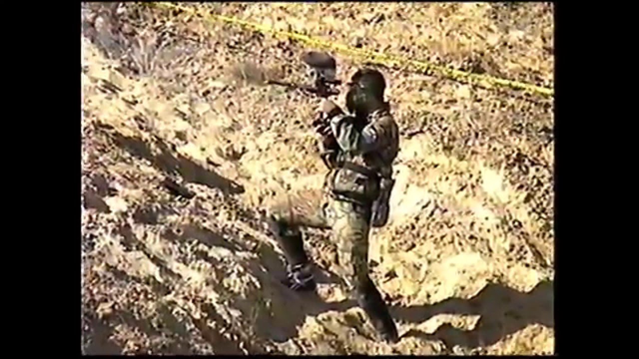 1996 NPPL, Las Vegas 10 man Team XTREME vs JAX WARRIORS tournament paintball old school