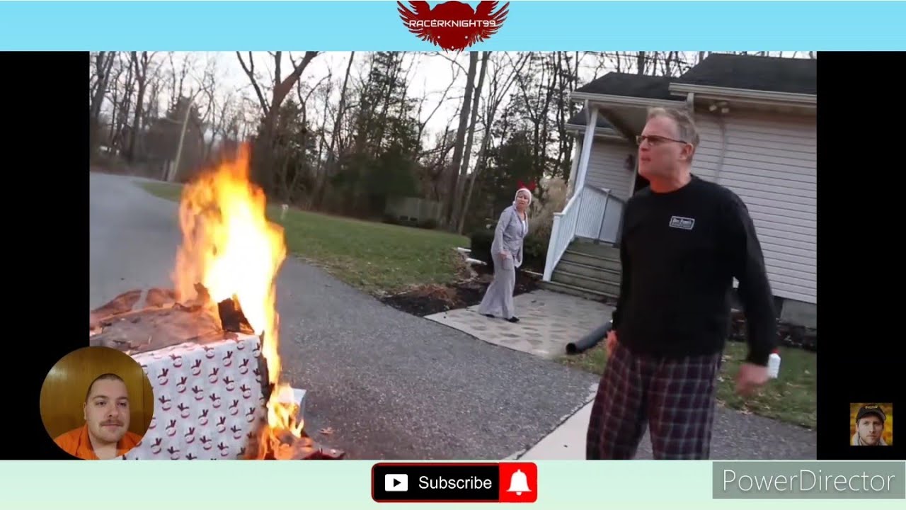 Psycho Dad Torches Christmas Presents Reaction