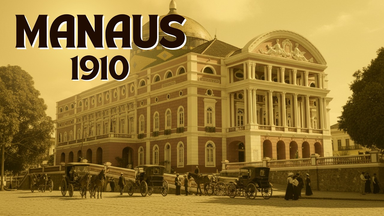 Manaus em 1910 | Quando a Amazônia Tinha a Cidade Mais Rica do Brasil