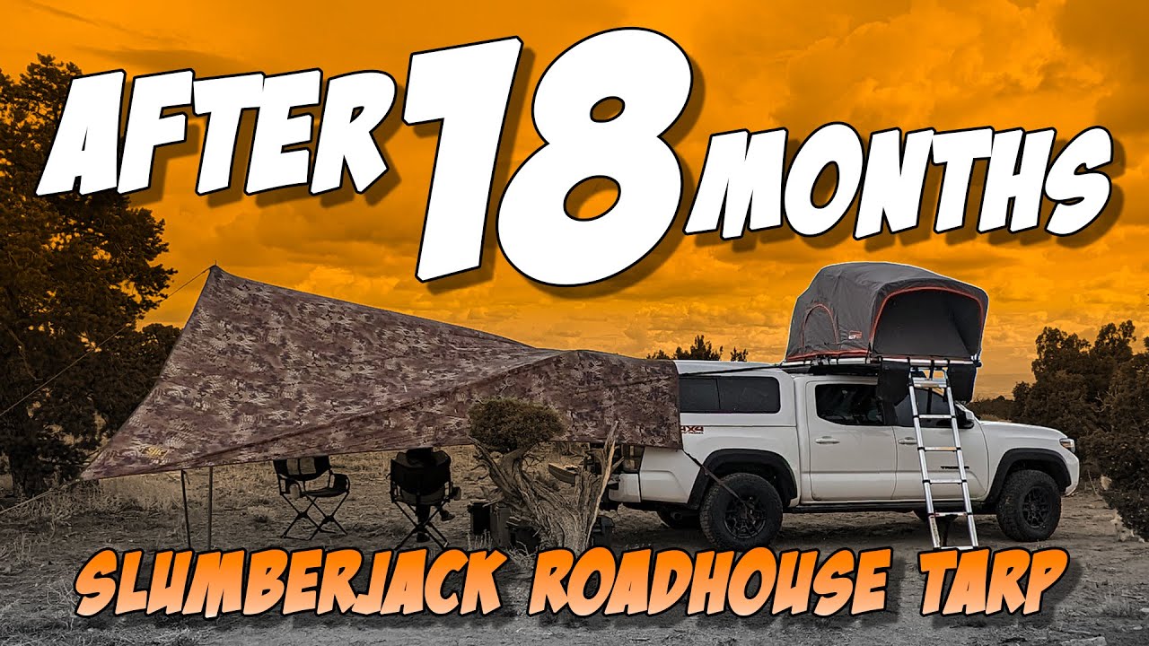 Slumberjack Roadhouse Tarp - Gear Review in Under 2