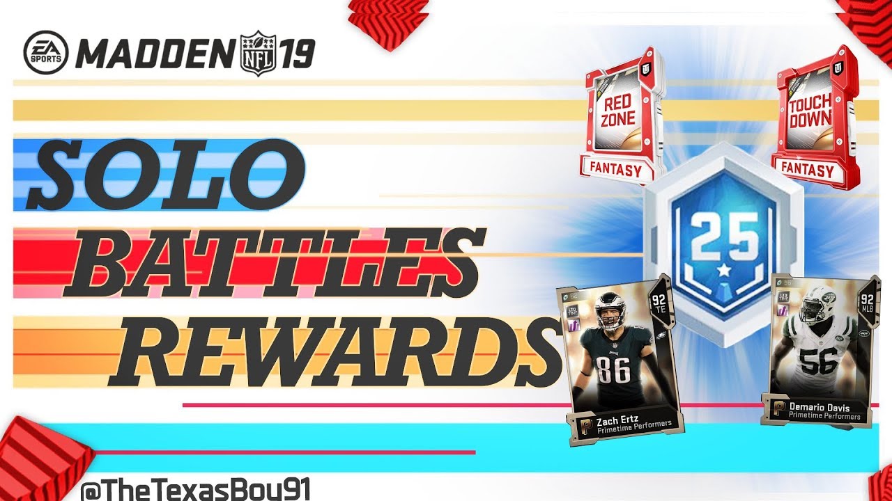 Always Take Your Coins | Top 25 Solo Battle Rewards For Primetime Performers Ertz & Davis