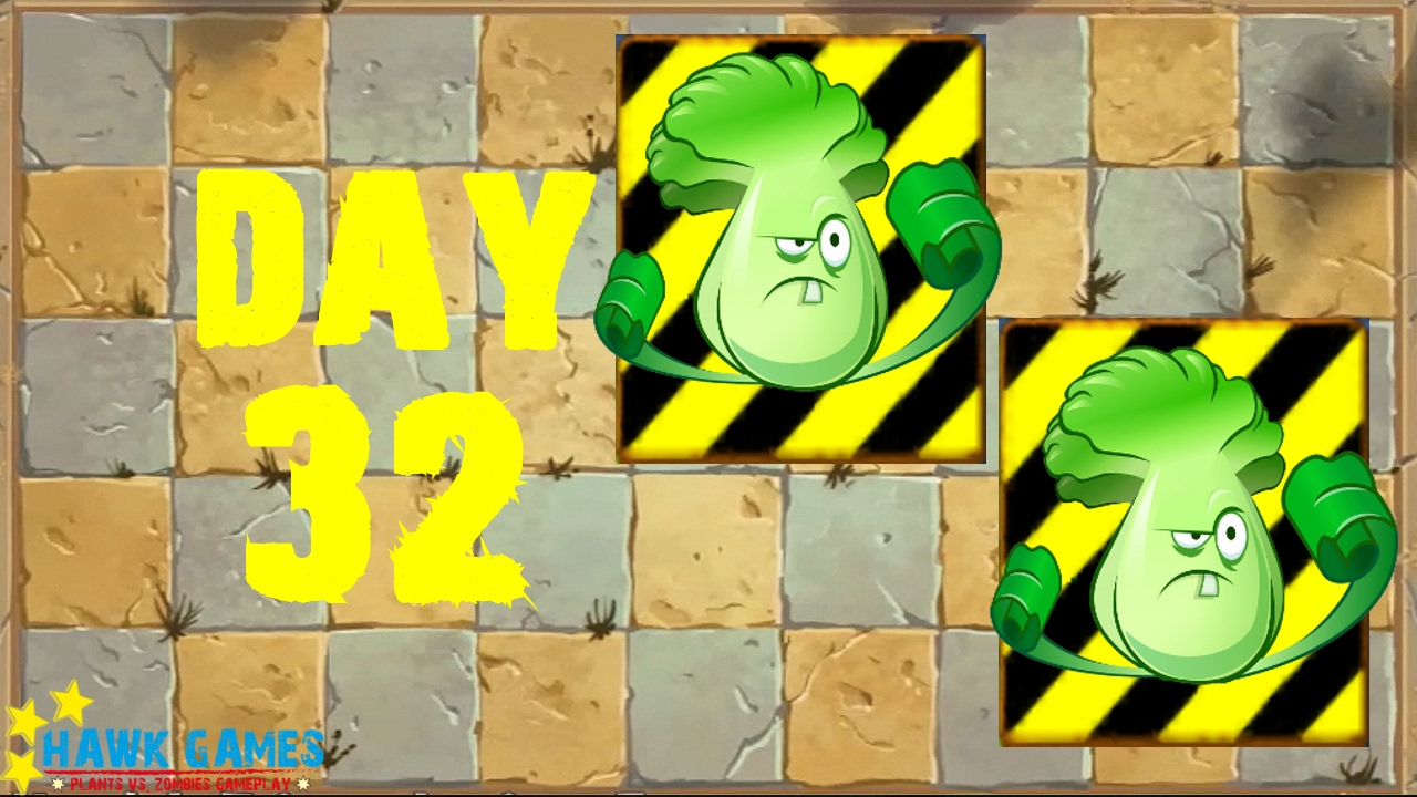 Plants vs Zombies 2 - Ancient Egypt - Day 32 [Protect Bonk Choy] No Premium