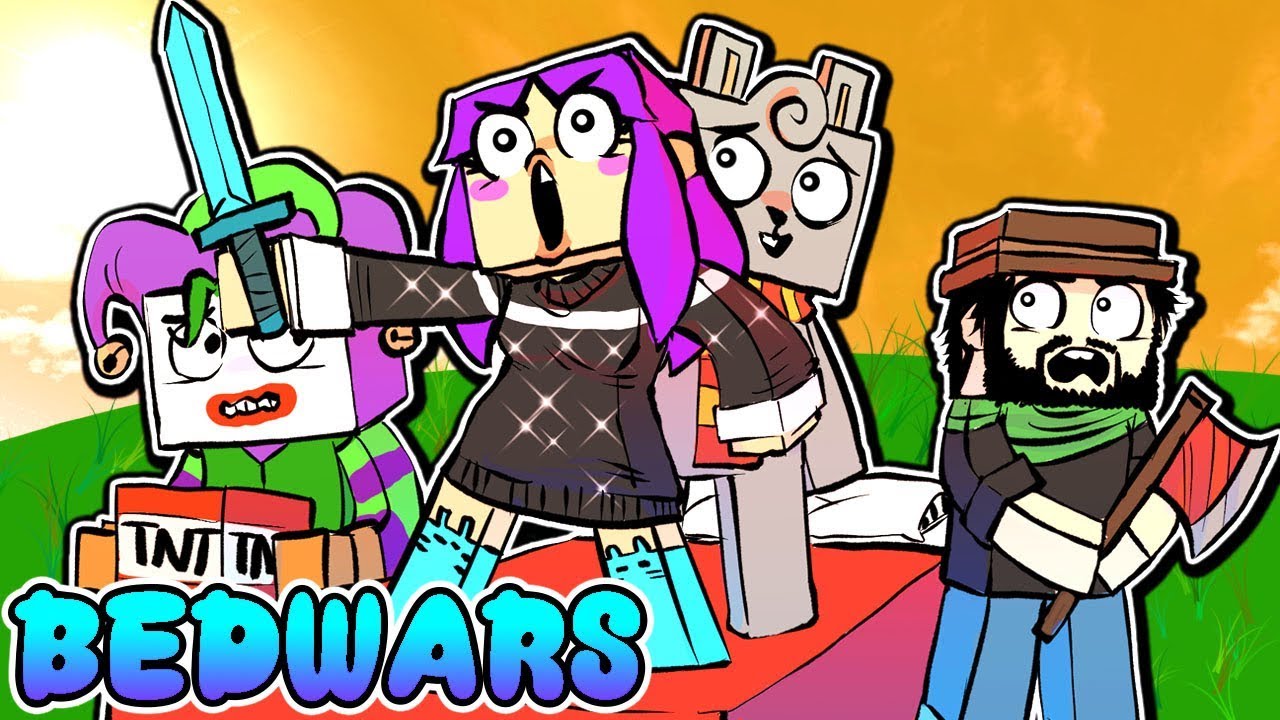 ATTACKED FROM ALL SIDES - Minecraft Bed Wars