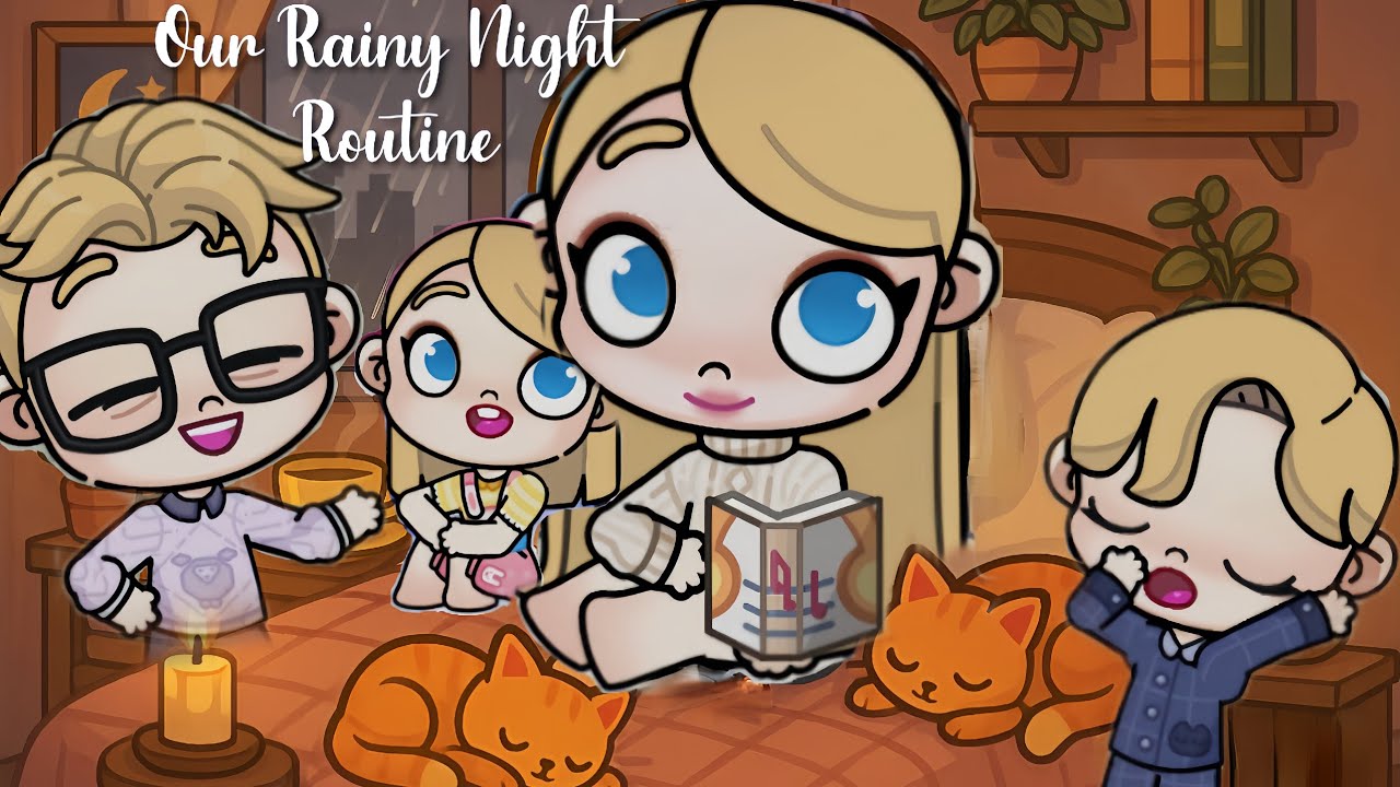 Our Rainy Night Routine 🌧️ | Avatar World | Pazu