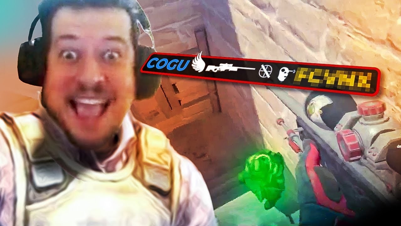 Até VOANDO o COGU mata de AWP (O cara CHOROU demais!)