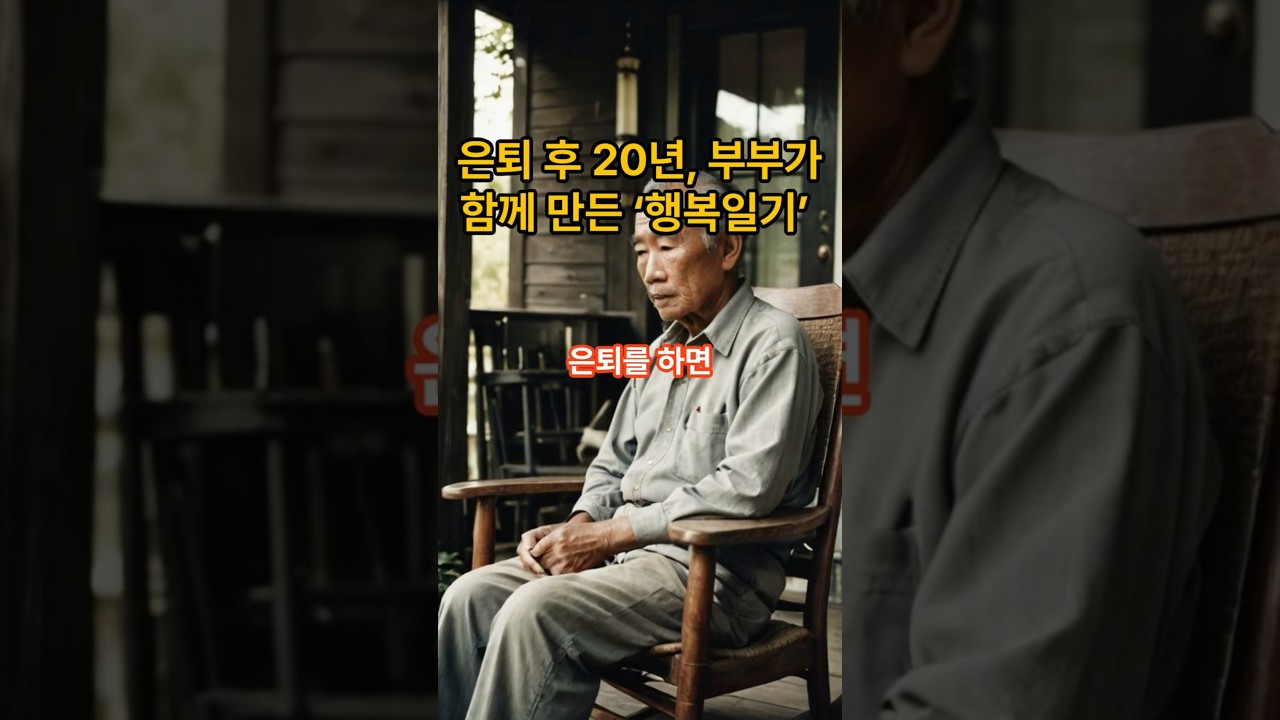 은퇴 후 20년, 부부가 함께 만든 &lsquo;행복일기&rsquo;