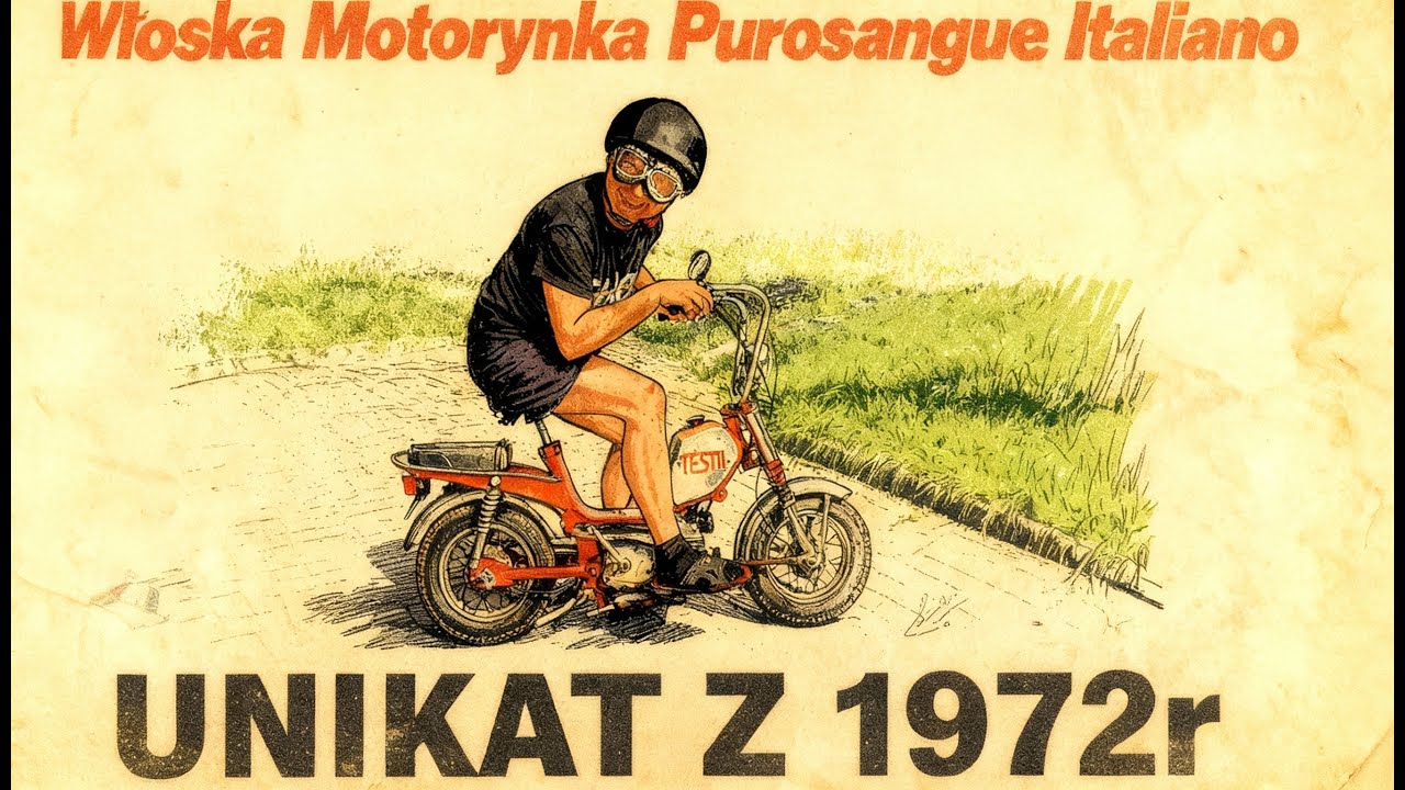 Włoska Motorynka! JEDYNY egzemplarz w PL! TESTI PULL 50