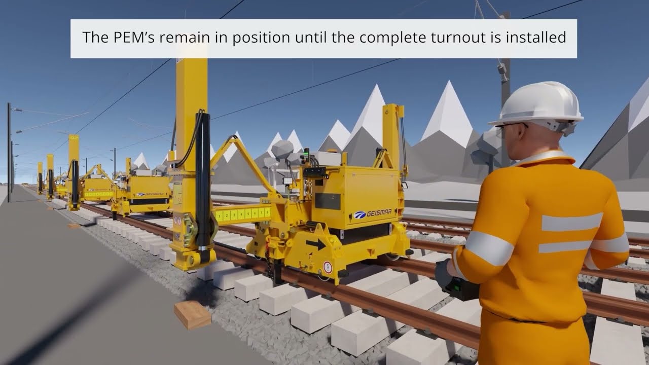 Geismar's revolutionary PEM LEM track-laying system explained / Temporary track methodolgy