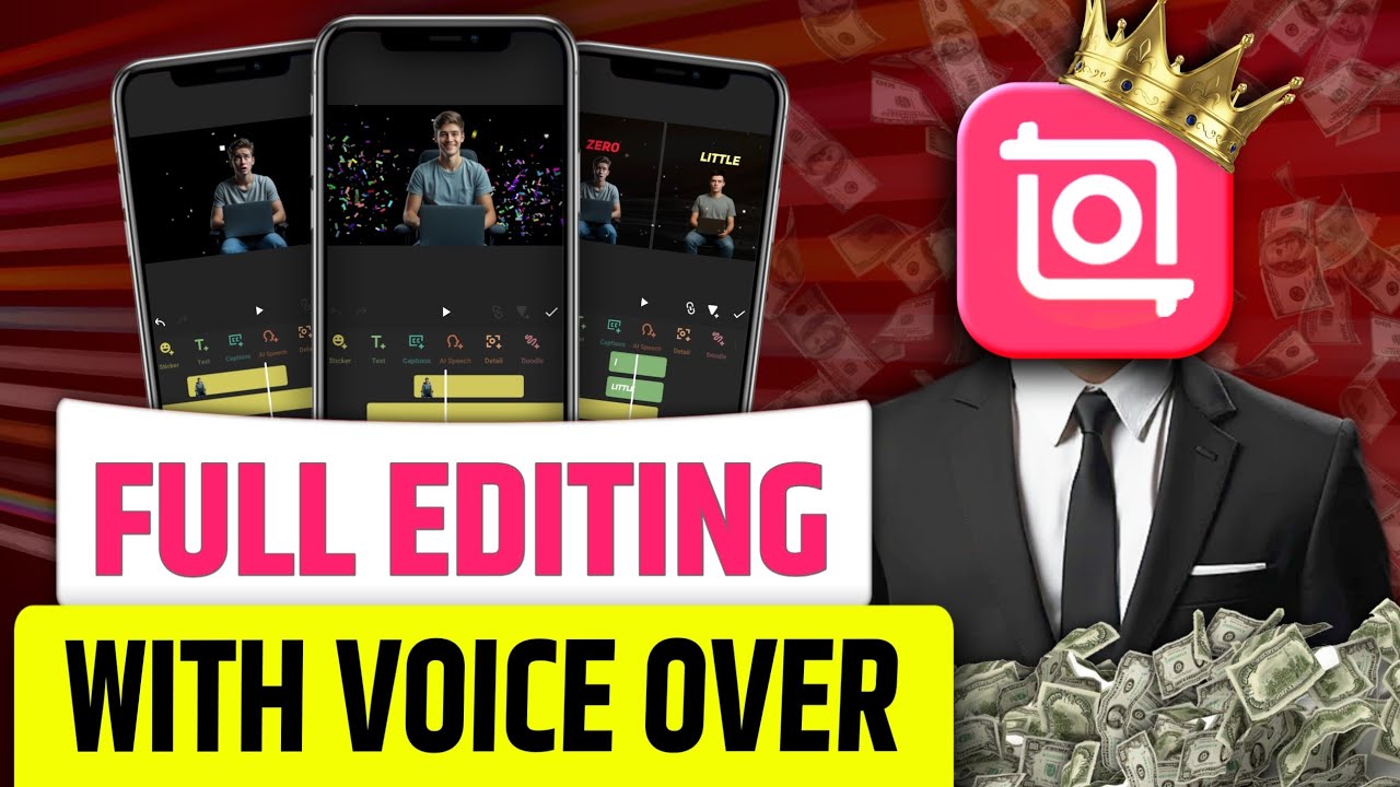 InShot Voice Over Tutorial 2025 🔥 Pro Editing Tricks for Faceless & Facecam Videos