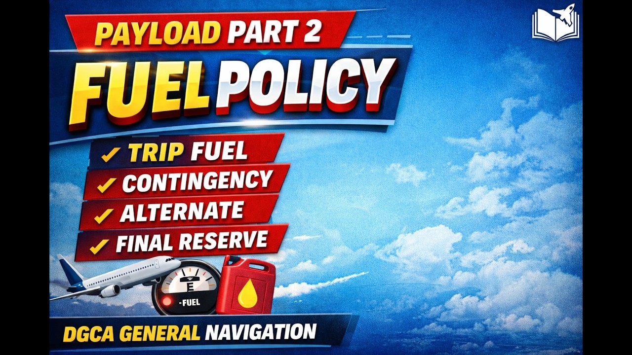Fuel Policy Explained | Payload Part 2 | DGCA General Navigation