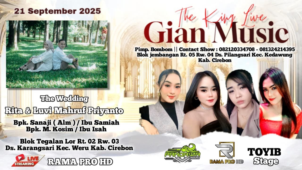 🔴 LIVE GIAN MUSIC || DS. KARANGSARI KEC. WERU KAB. CIREBON | 21 SEPTEMBER 2025 ||