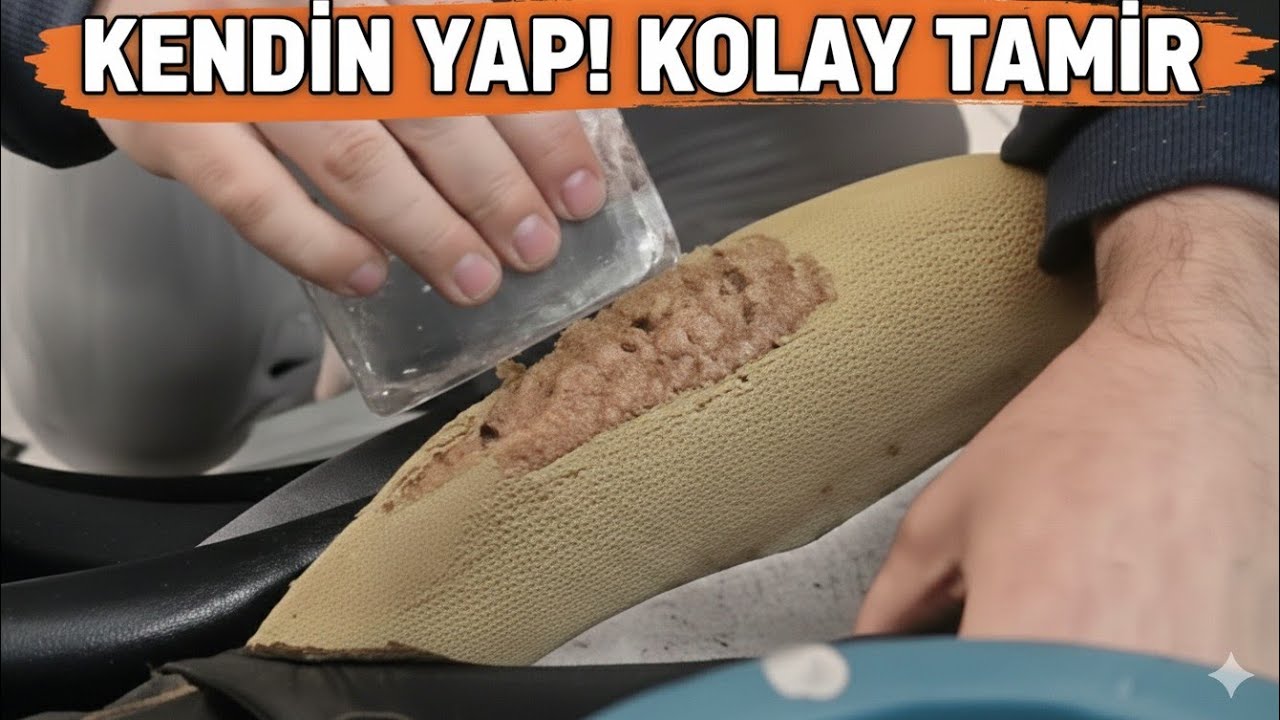 OTO KOLTUK - SÜNGER - KUMAŞ TAMİRİ   KOLTUK NASIL TAMİR EDİLİR ?