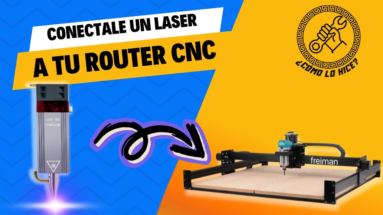 Conectando un M&oacute;dulo L&aacute;ser a tu Router CNC: Gu&iacute;a Paso a Paso