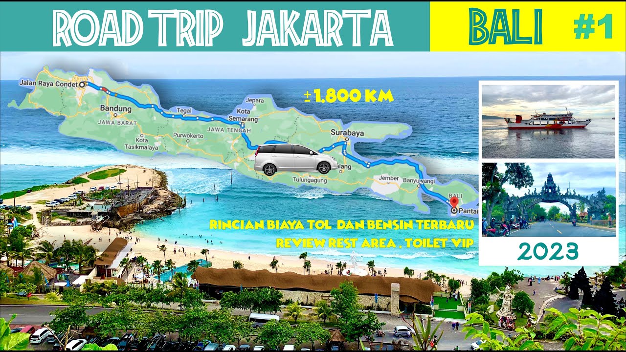 ROAD TRIP JAKARTA - BALI #1 | RINCIAN BIAYA TOL DAN BBM LENGKAP 2023 | VIA TOL TRANSJAWA -  PANTURA