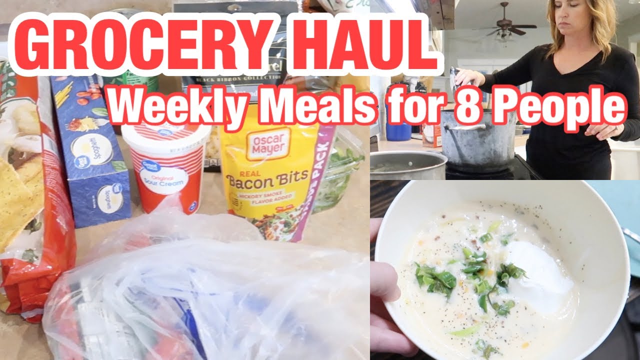 Weekly Meal Ideas & Walmart Grocery Haul