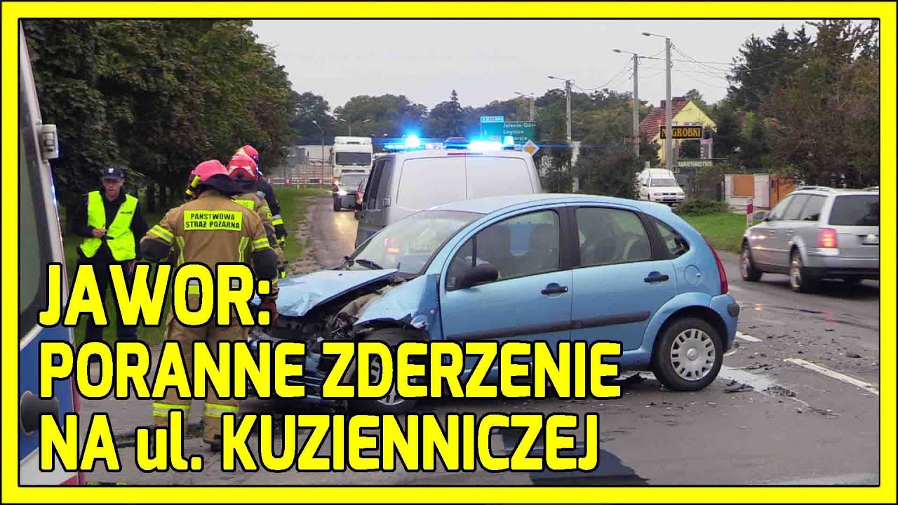 JAWOR. Poranne zderzenie na ul. Kuzienniczej