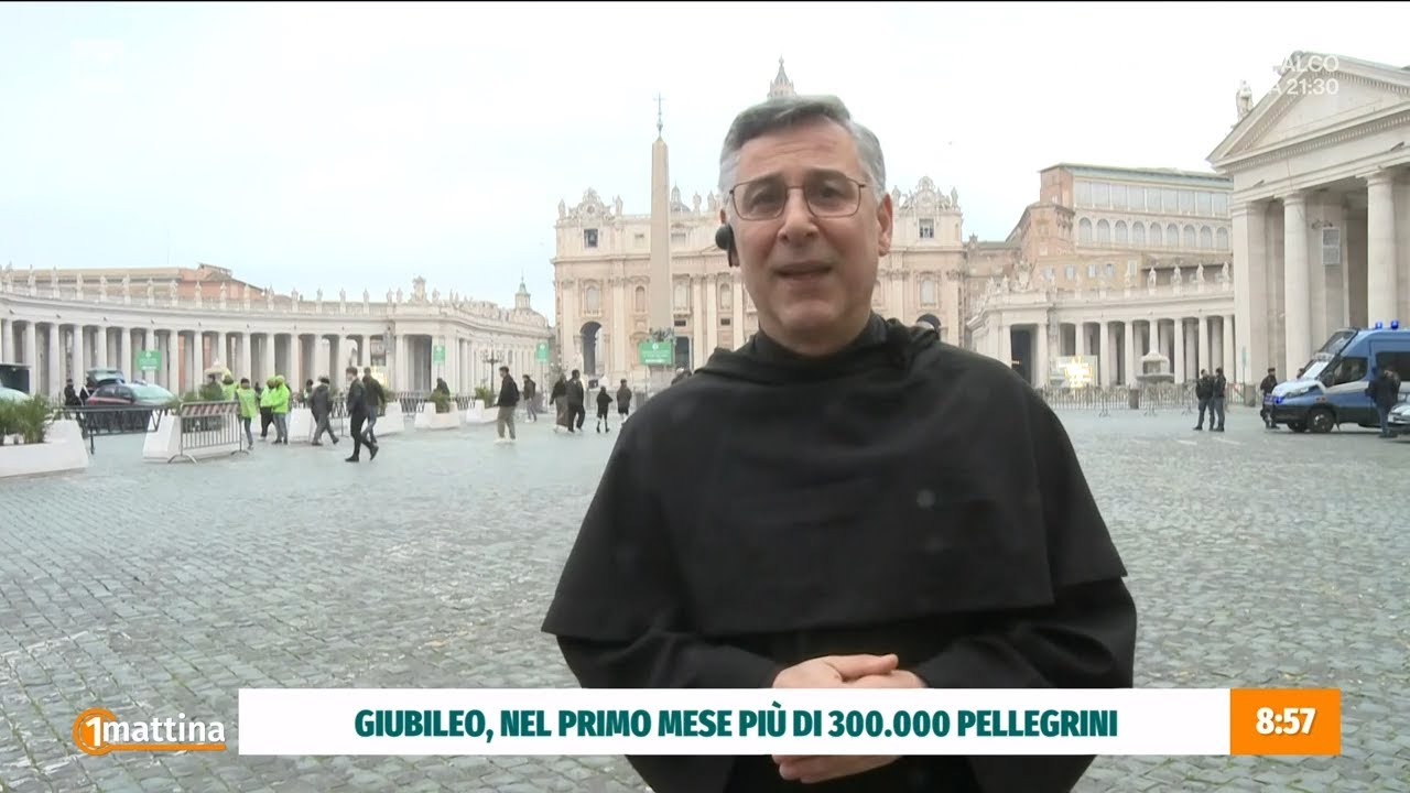 Giubileo: nel primo mese più di 300.000 pellegrini - Unomattina 31/01/2025