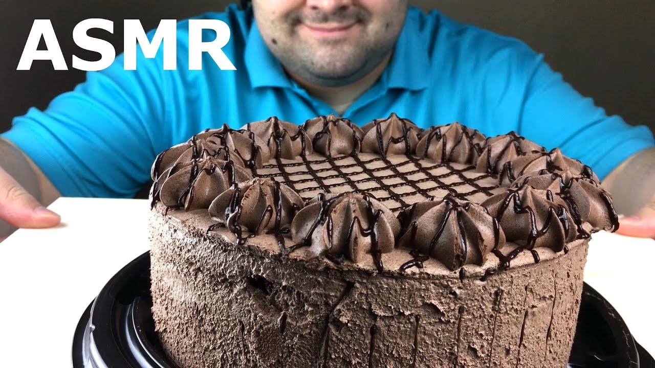 ASMR Dessert CHOCOLATE CAKE | Relaxing Eating Sounds  | No Talking