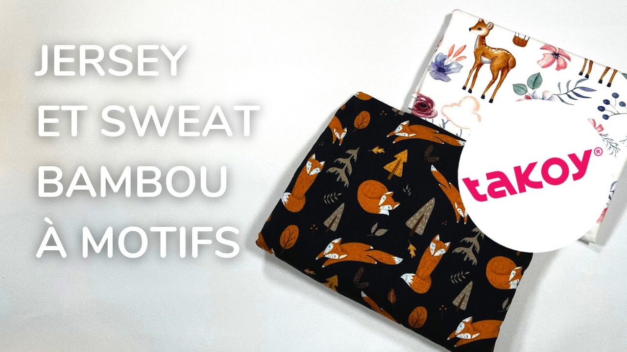 🌱 JERSEY ET SWEAT BAMBOU À MOTIFS │ @TakoyFR