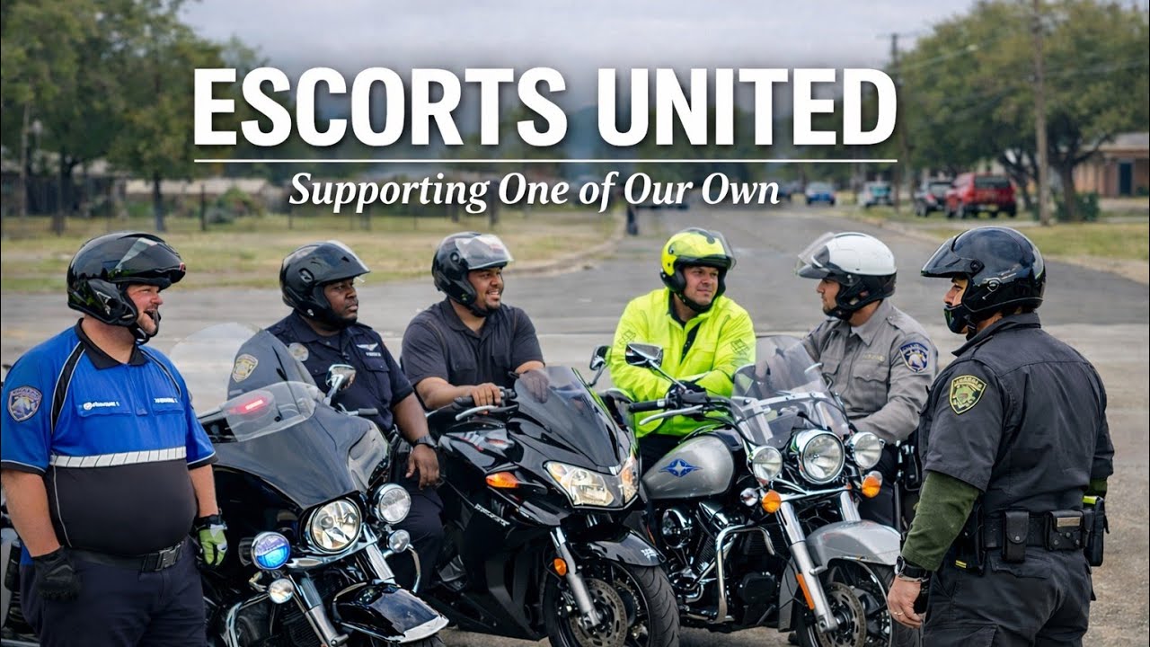Multi-Agency Funeral Escort for a Fellow Escort’s Family