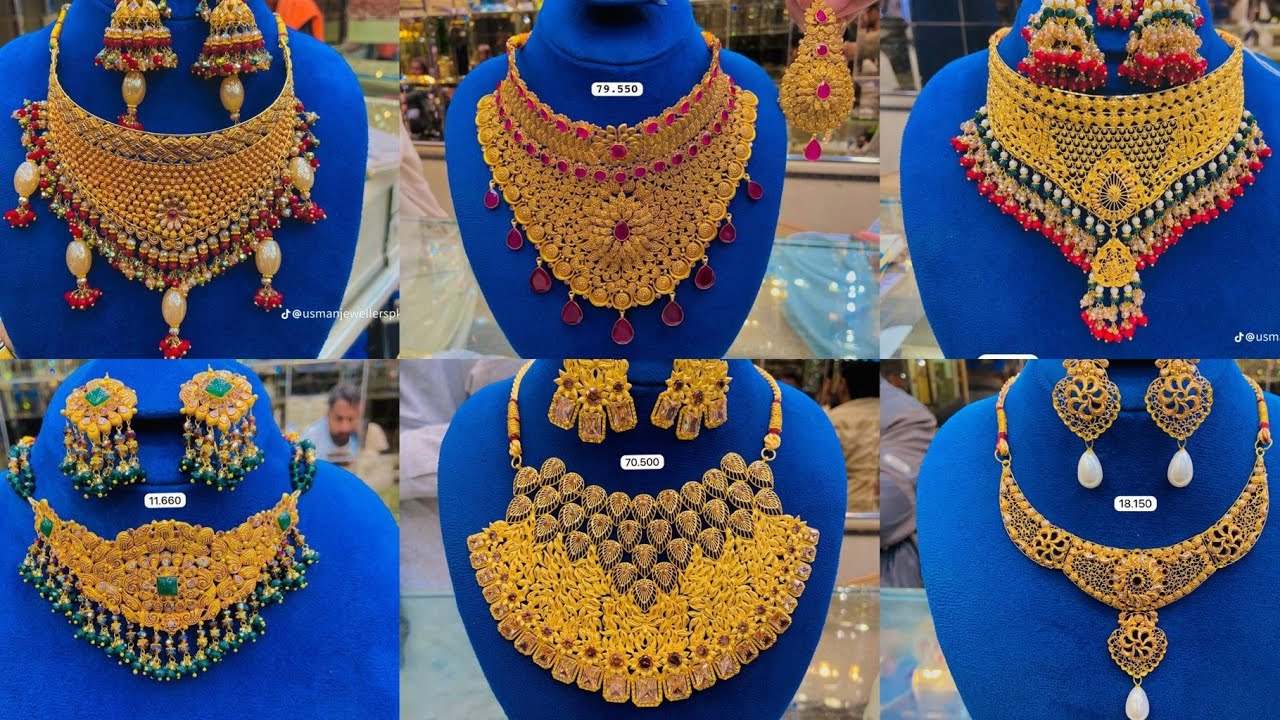 Latest Light Weight Gold Necklace Designs | Bridal & Party Wear Gold Sets 2026