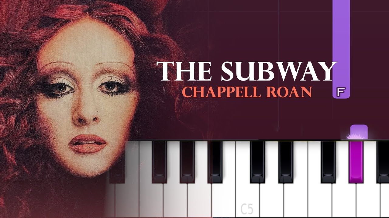 Chapell Roan - The Subway (Piano tutorial)