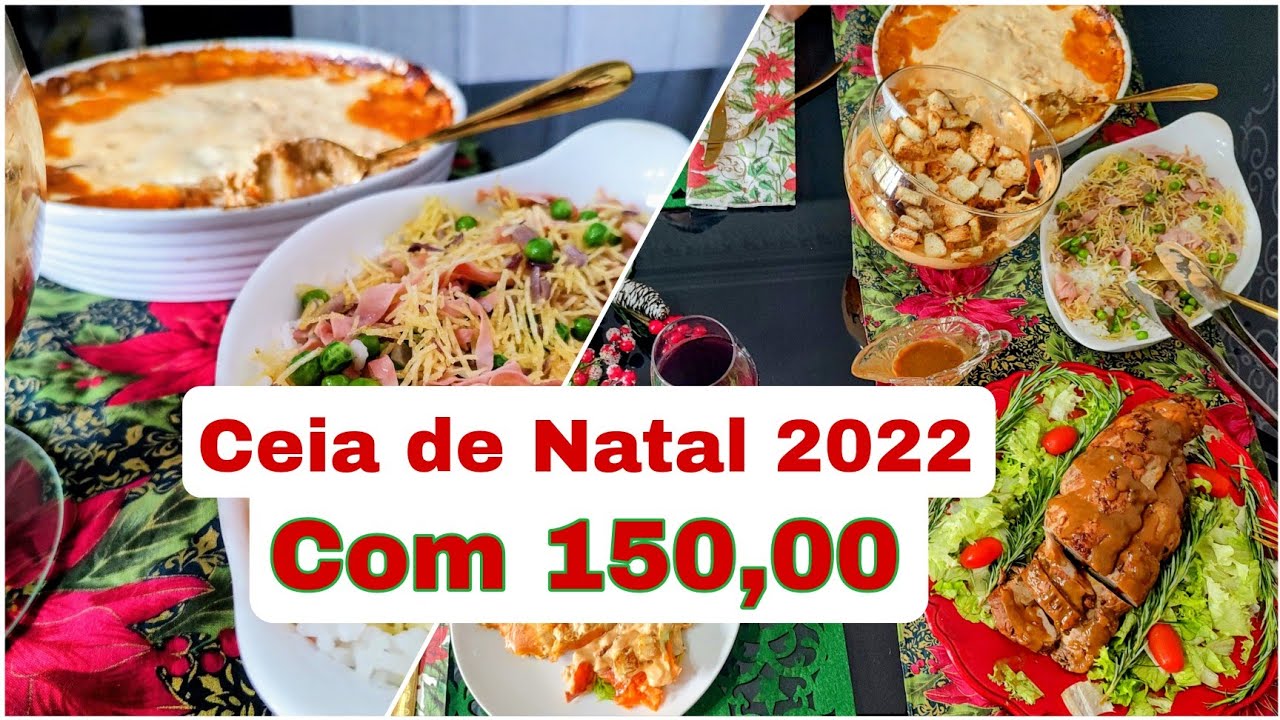 Ceia de Natal completa e econômica/ A ceia perfeita e sem gastar muito #ceiadenatal